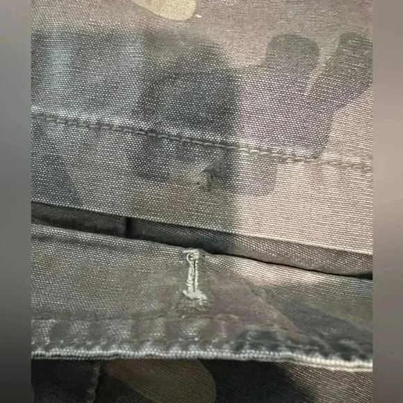 Le Superbe Pants Womens 2 Green Straight Camo Camouflage Ladies - Picture 8 of 9